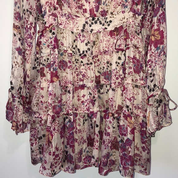 NWT Free People Floral Blouse - Picture 4 of 7